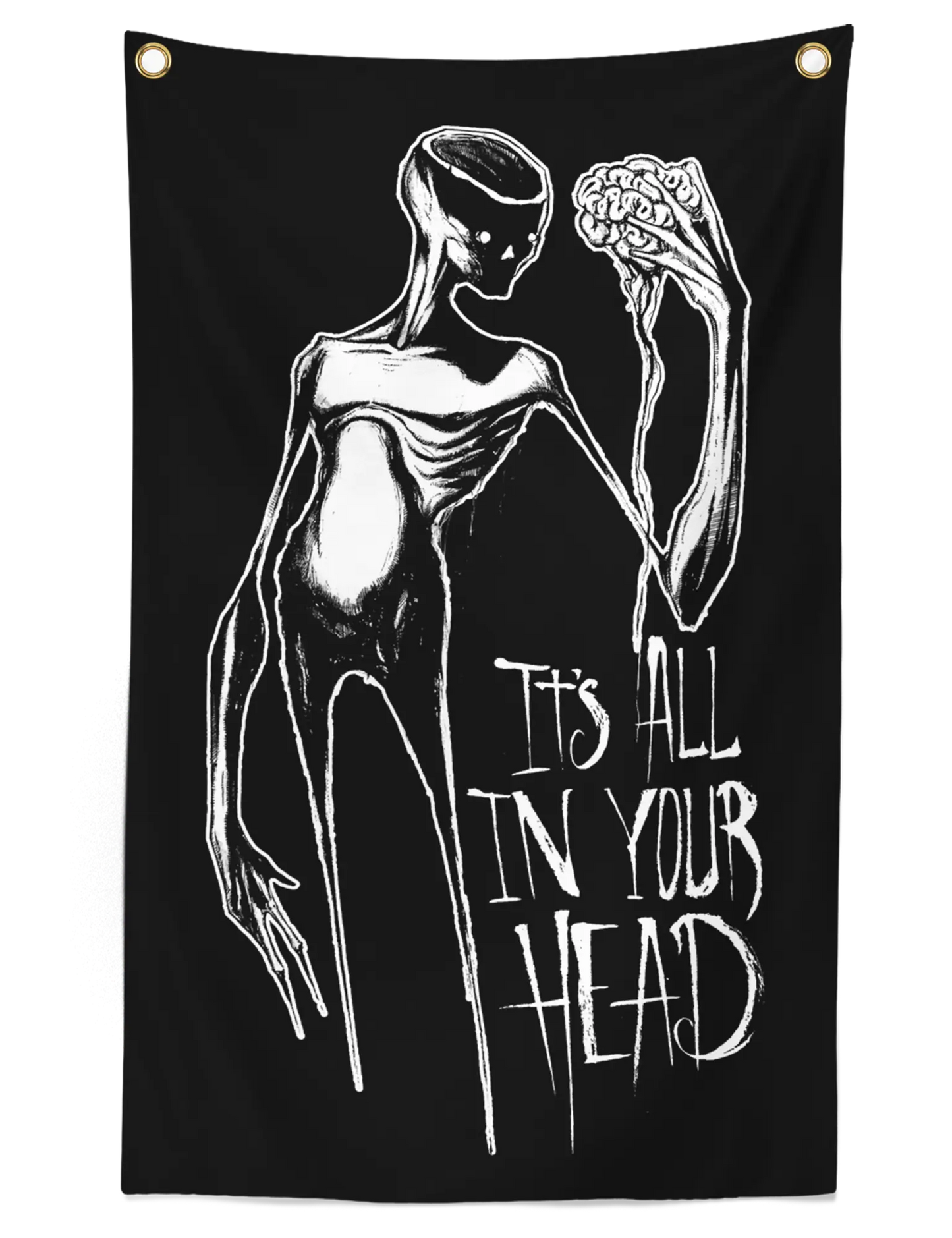 It's All In Your Head Banner Any Means Necessary Clothing