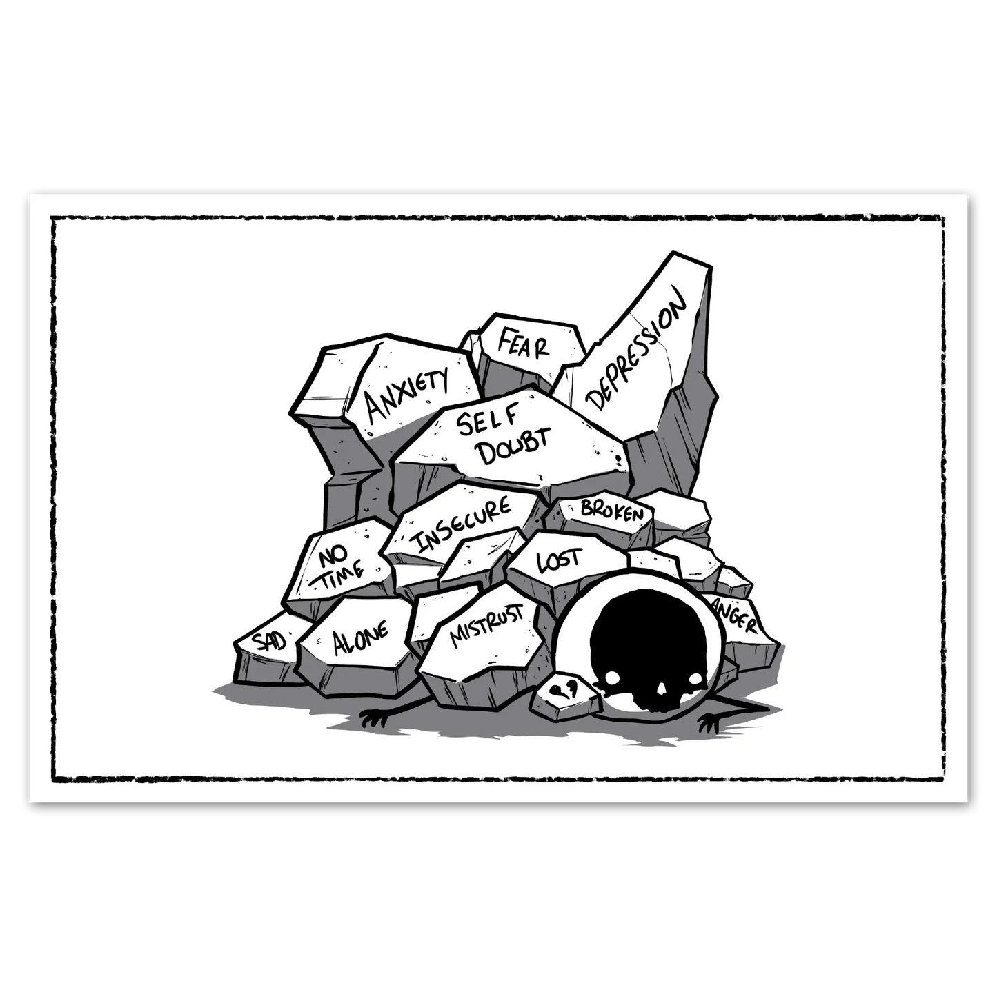 Buried Behavior Print Any Means Necessary Clothing