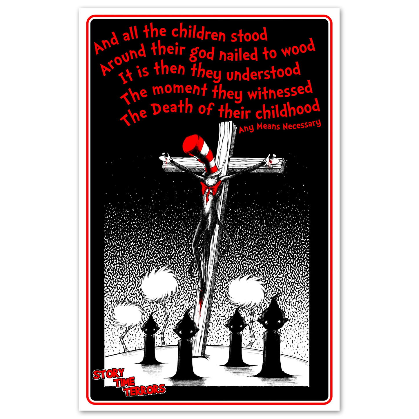 Death of Childhood Print Any Means Necessary Clothing
