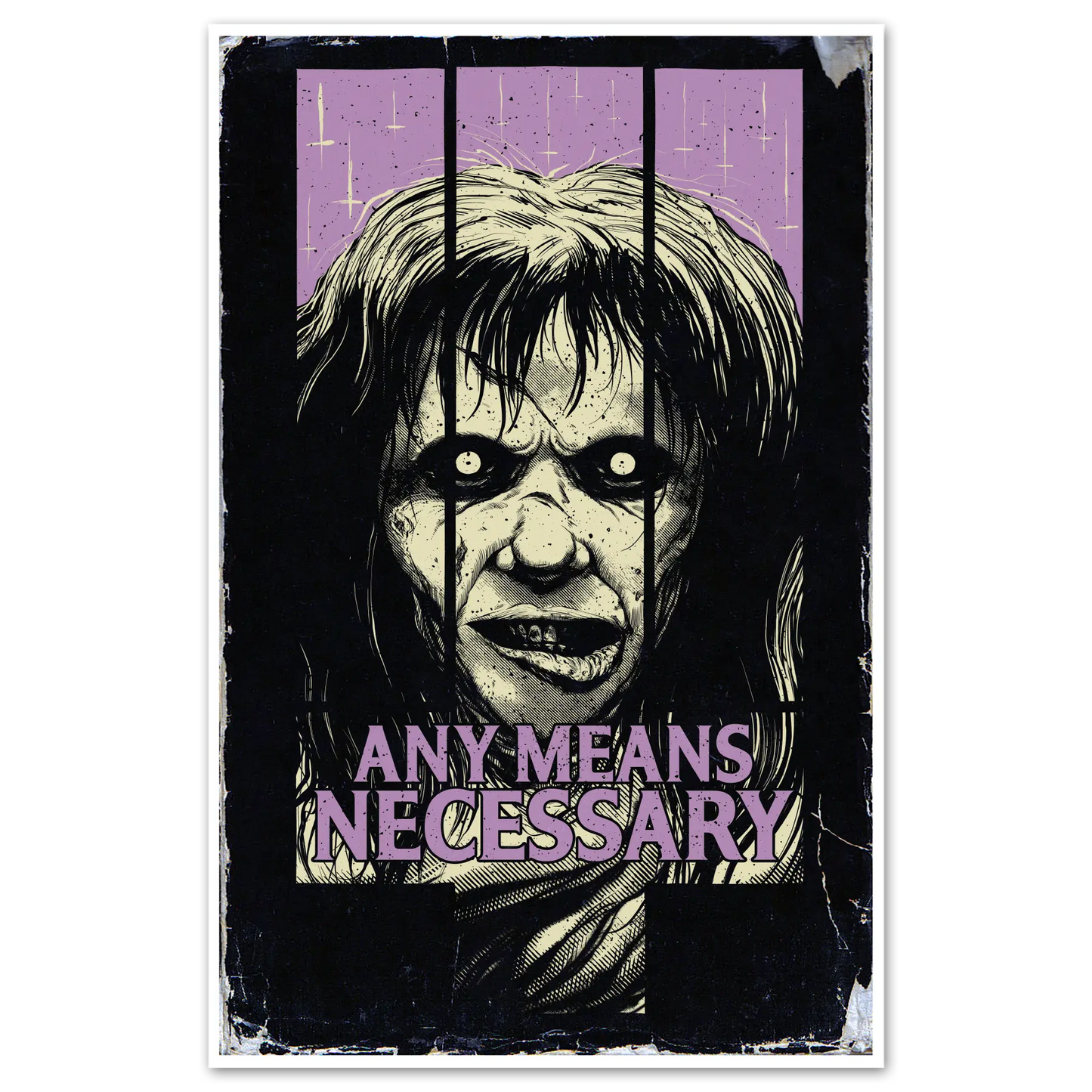 Exorcist Print Any Means Necessary Clothing