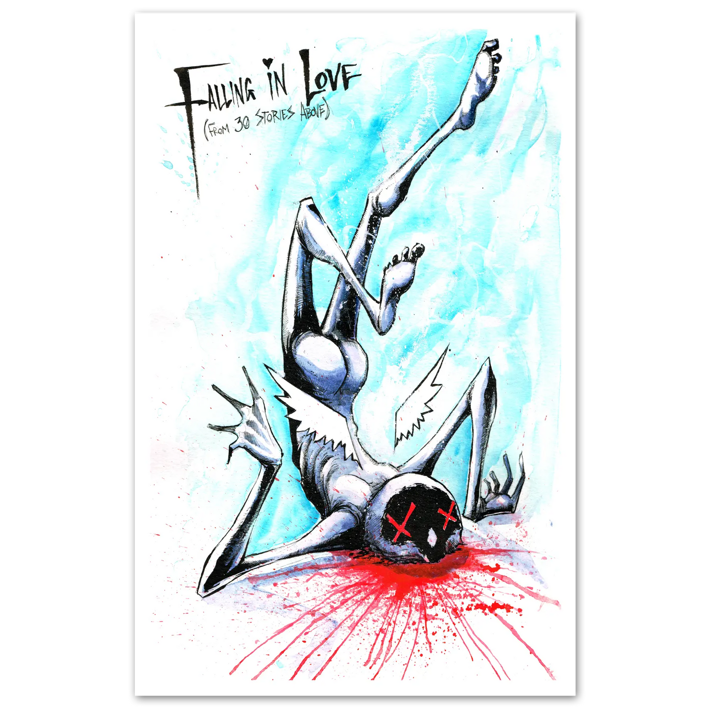 Falling in Love Print Any Means Necessary Clothing