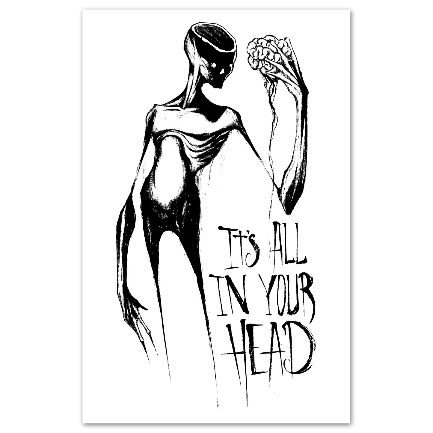 All In Your Head Print Any Means Necessary Clothing