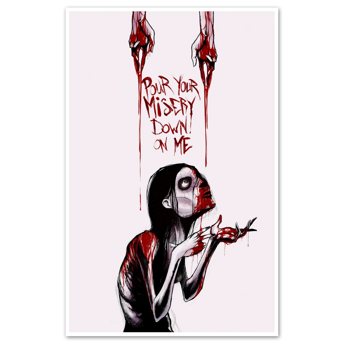 Pour Your Misery Print Any Means Necessary Clothing