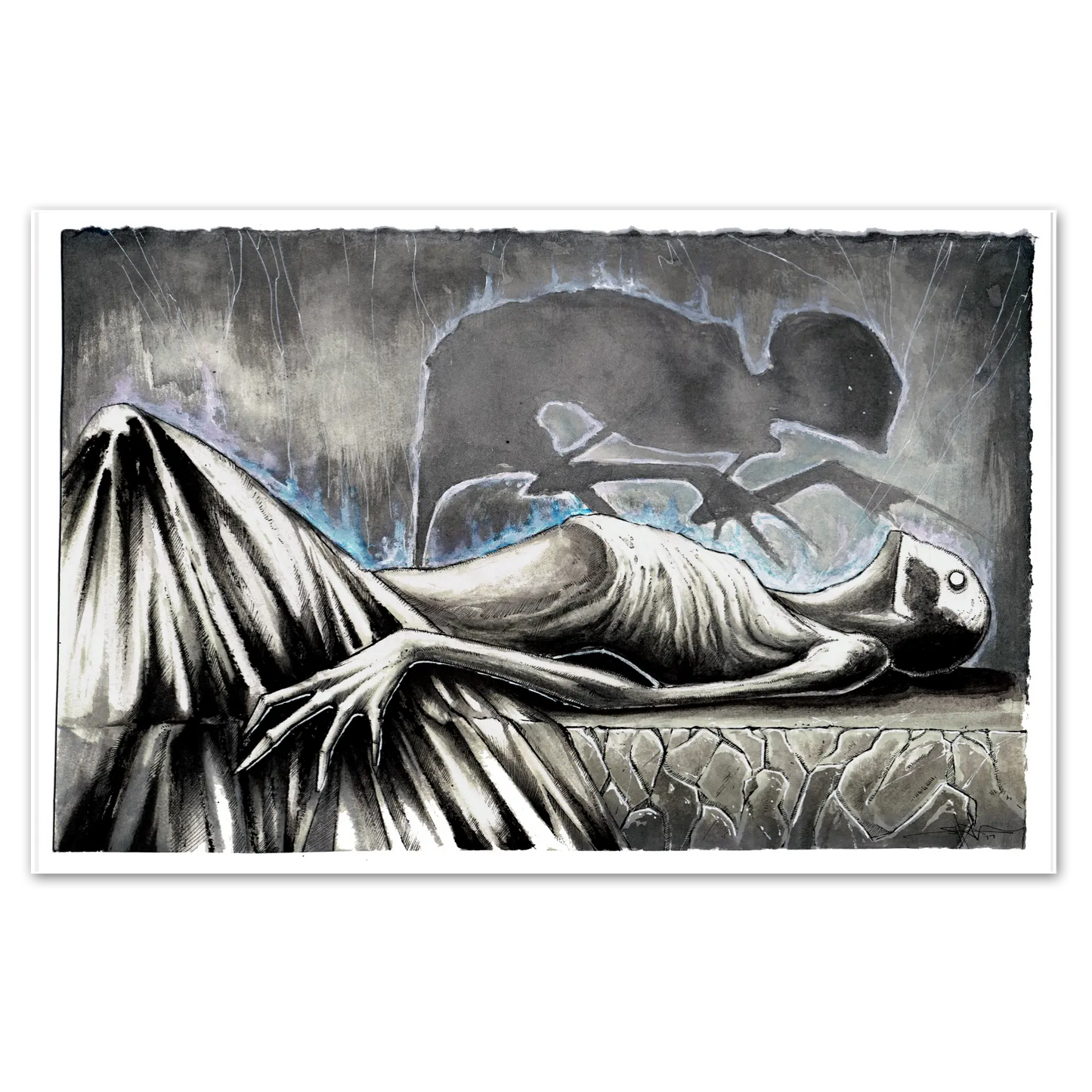Sleep Paralysis Print Any Means Necessary Clothing