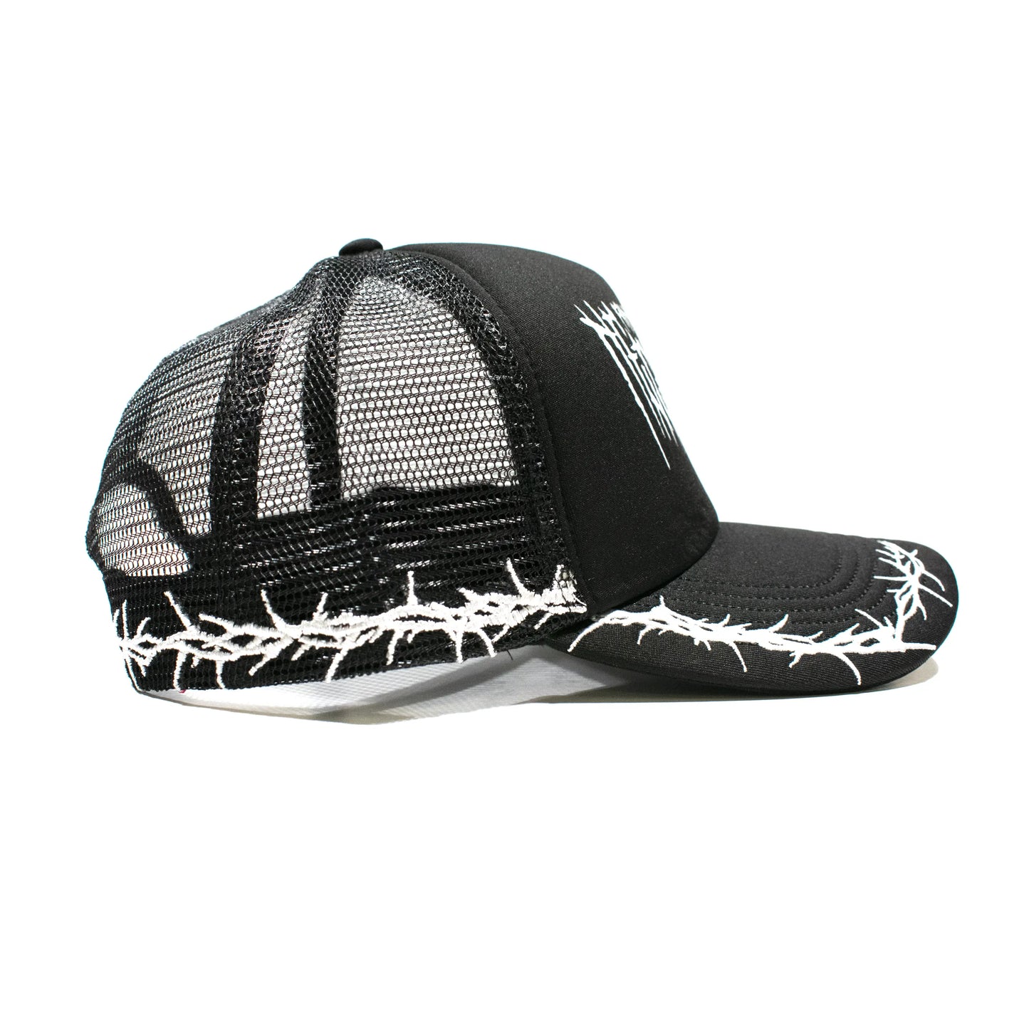 Thorns Trucker Hat Black Any Means Necessary Clothing
