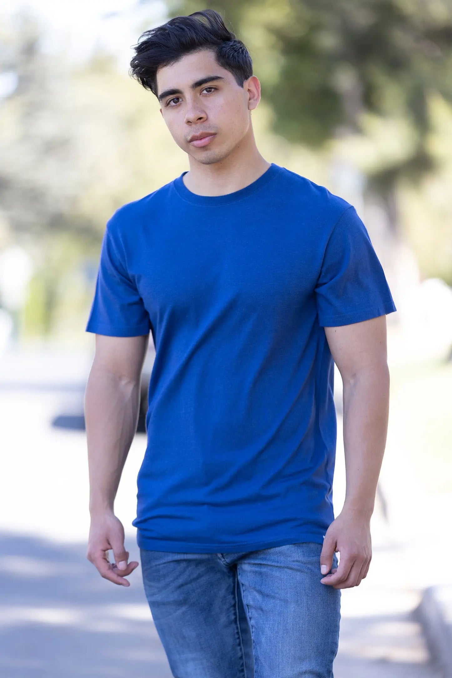 The Original Men's Bamboo Viscose/Organic Cotton Short Sleeve T-Shirt - Classic Cut Spun Bamboo