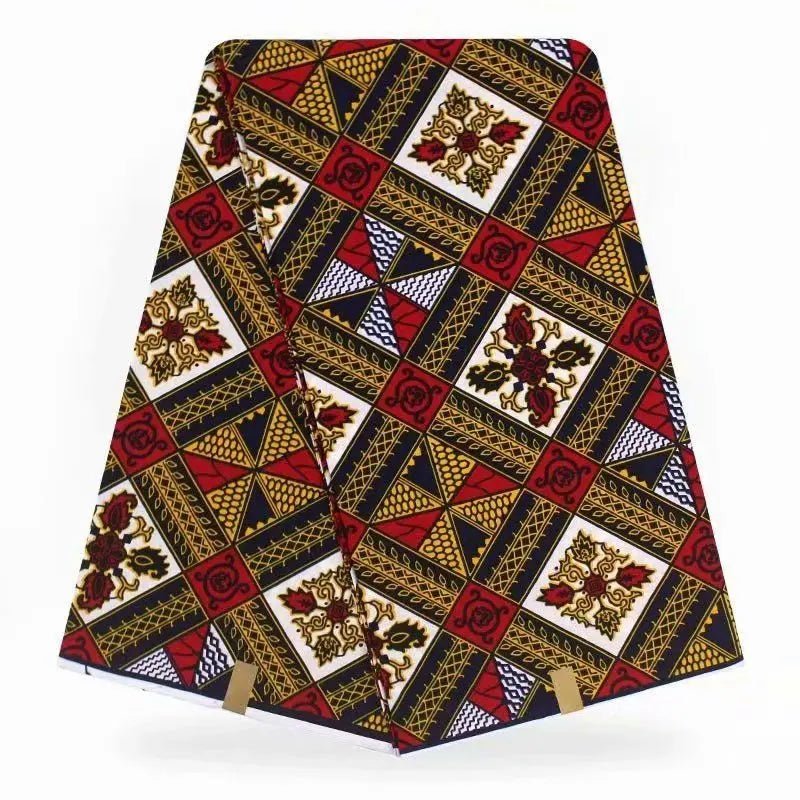 African batik cloth polyester wax cloth - Blade & Thread