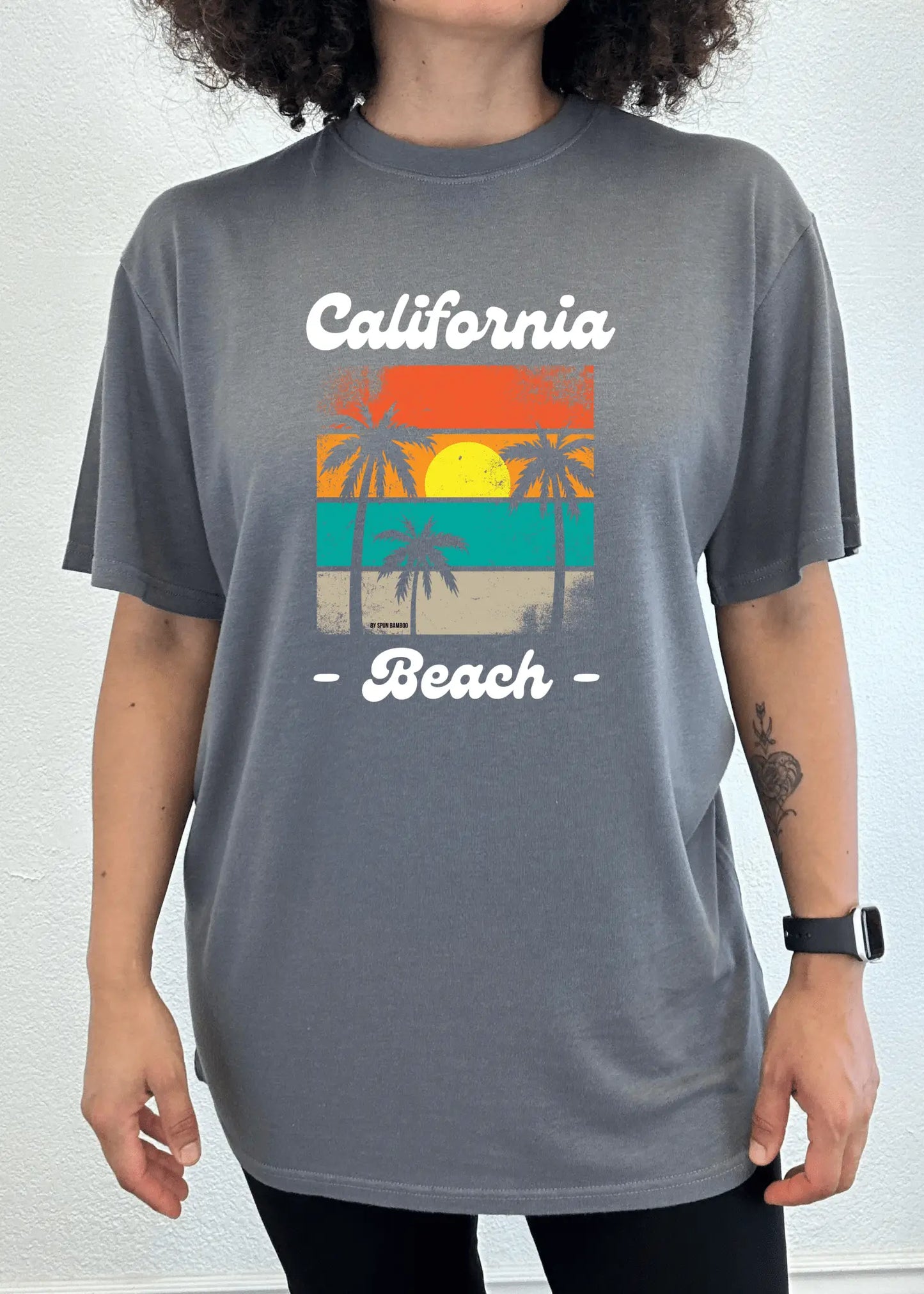 California Beach Unisex Bamboo Viscose/Organic Cotton Short Sleeve Graphic T-Shirt - Blade & Thread