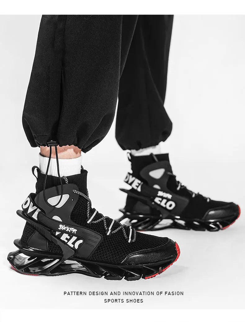 casual solid color Shoes platform Shoes fashion sports shoes - Blade & Thread