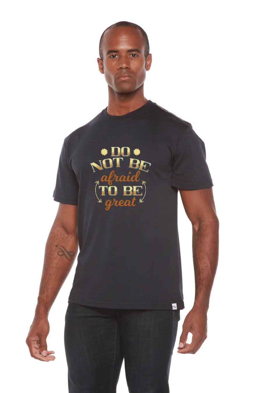 Do Not Be To Be Men's Bamboo Viscose/Organic Cotton Short Sleeve Graphic T-Shirt Spun Bamboo