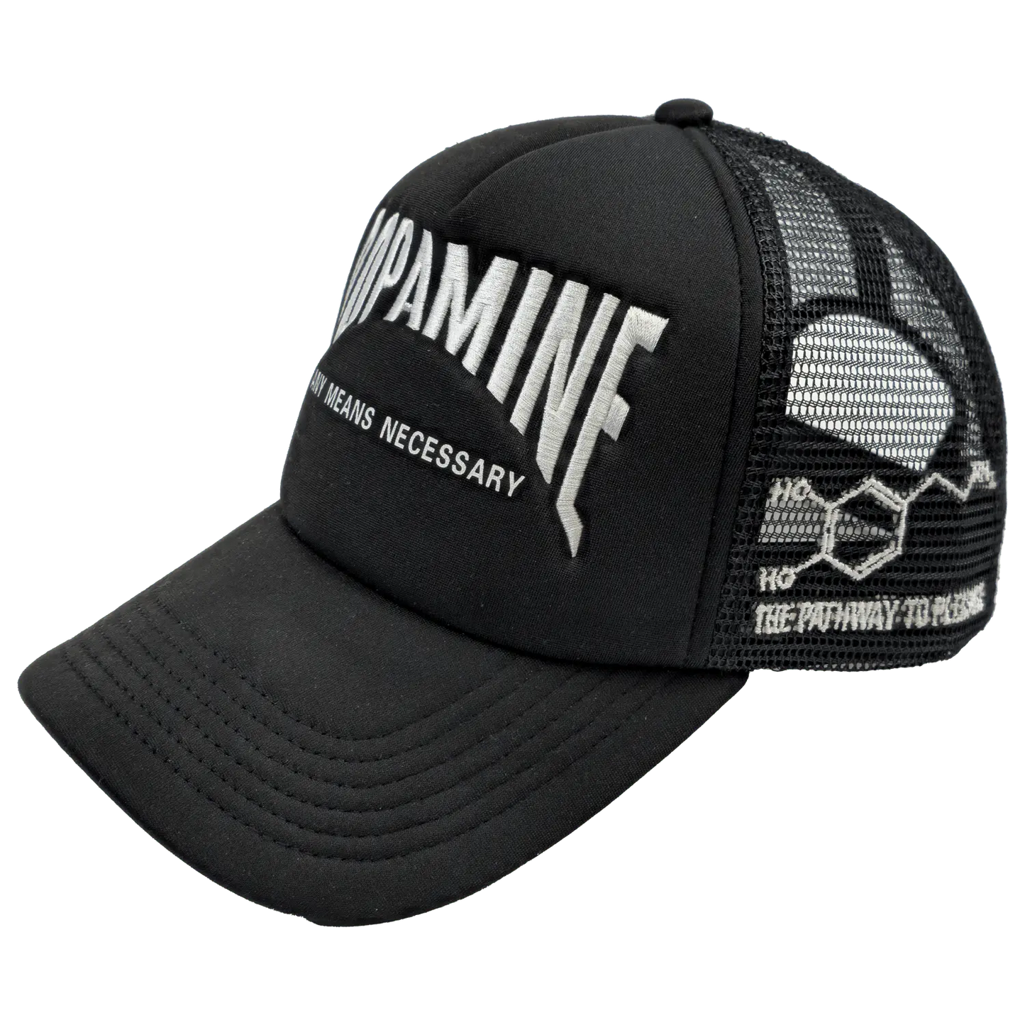 Dopamine Trucker Hat Black - Blade & Thread