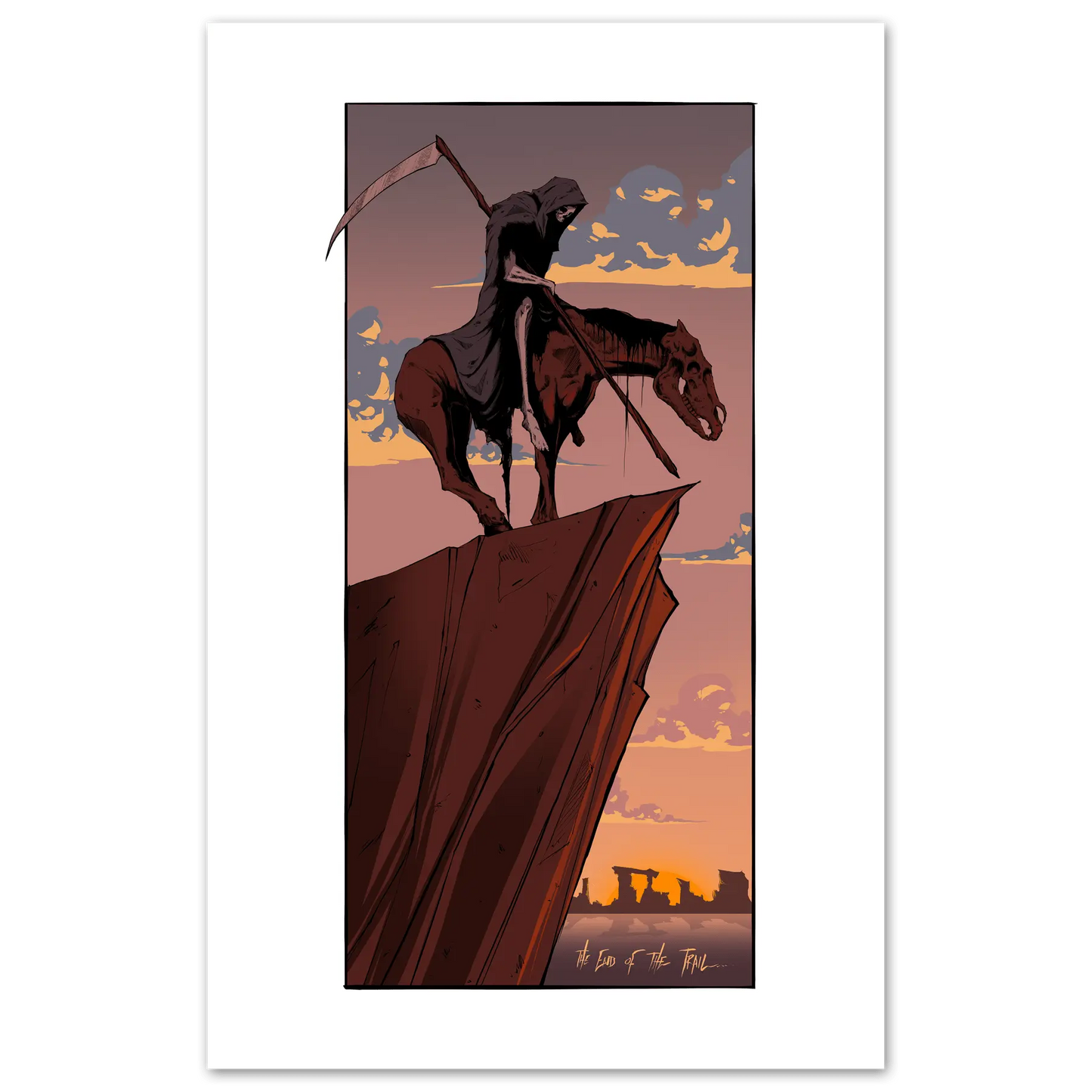 End of Trail Print - Blade & Thread