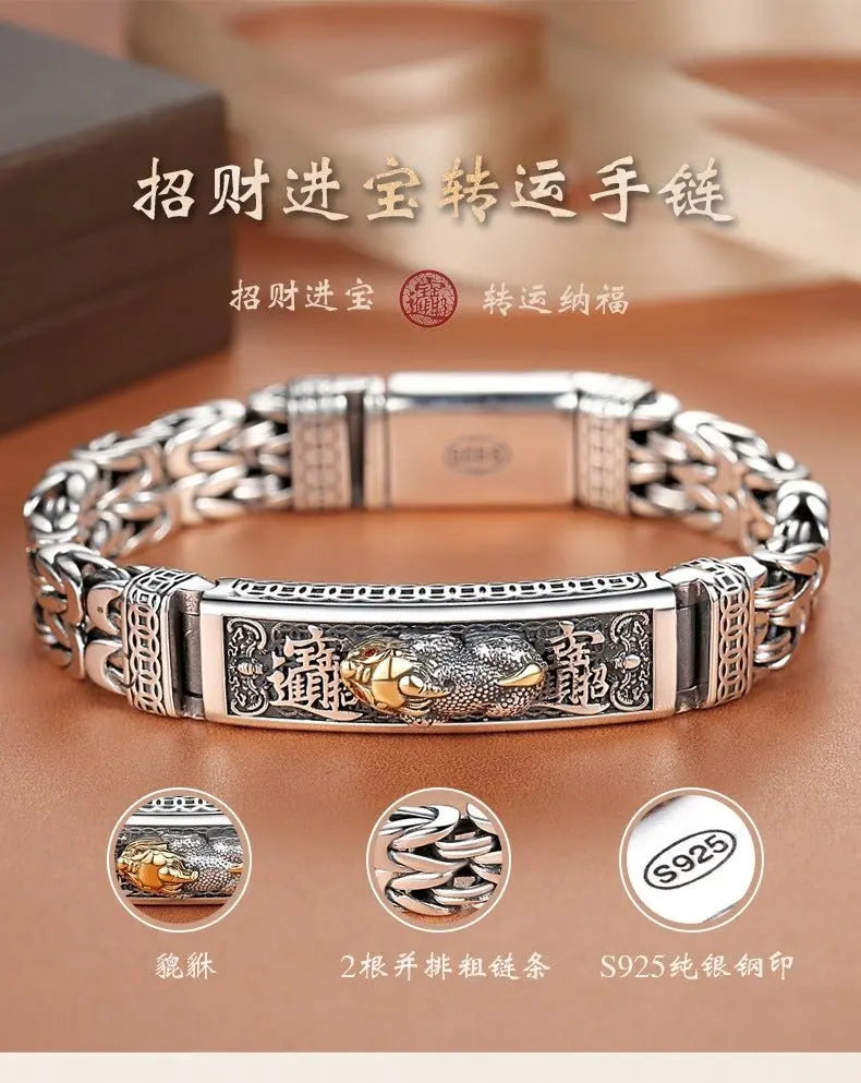Fortune-attracting Pixiu bracelet - Blade & Thread