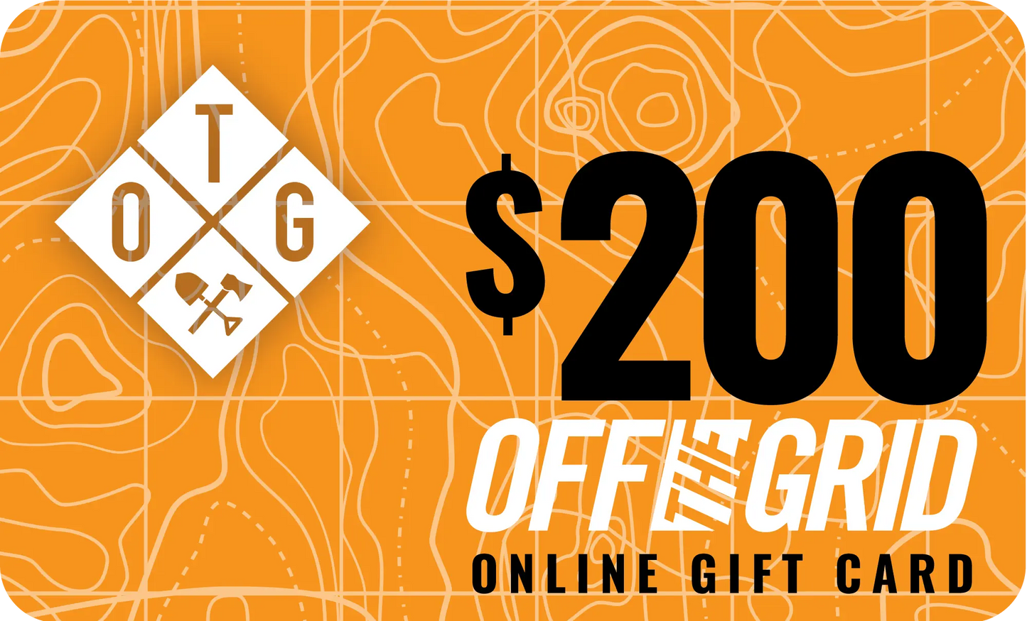 Gift Card Off The Grid Surplus