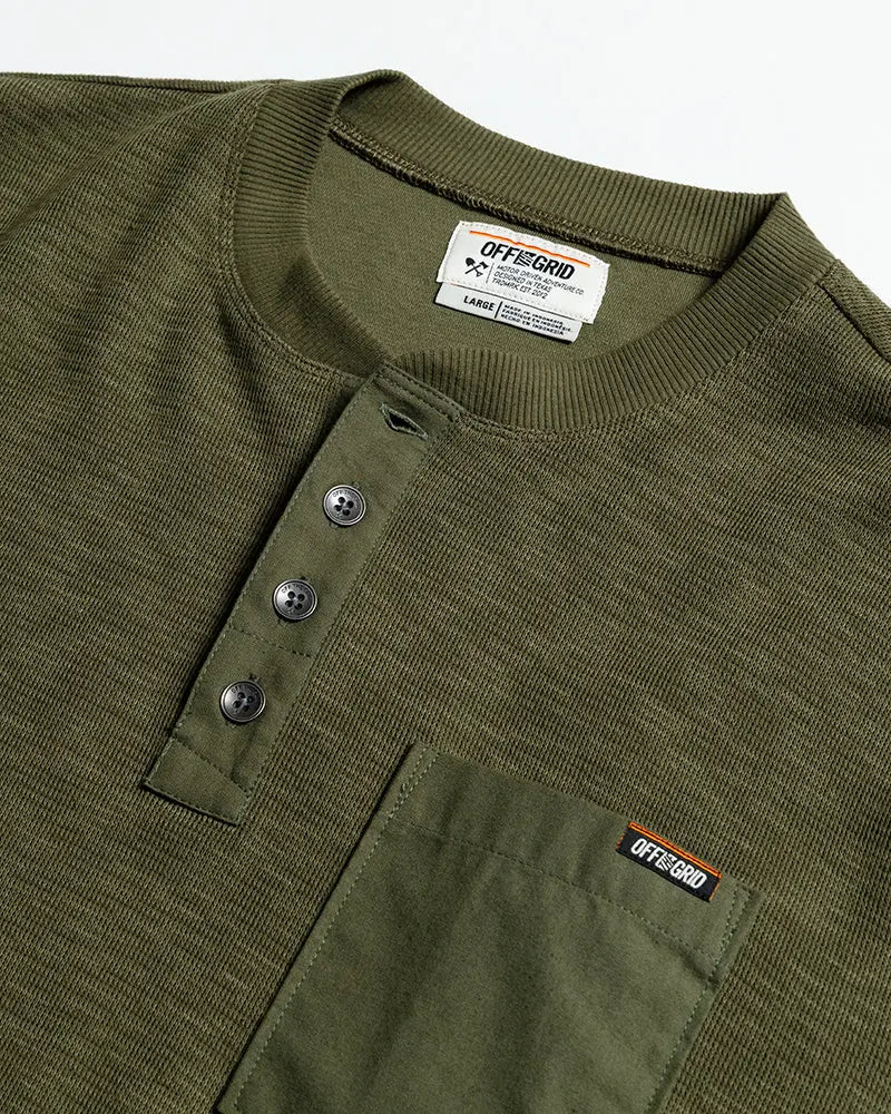 Draper Henley - Dark Olive Off The Grid Surplus