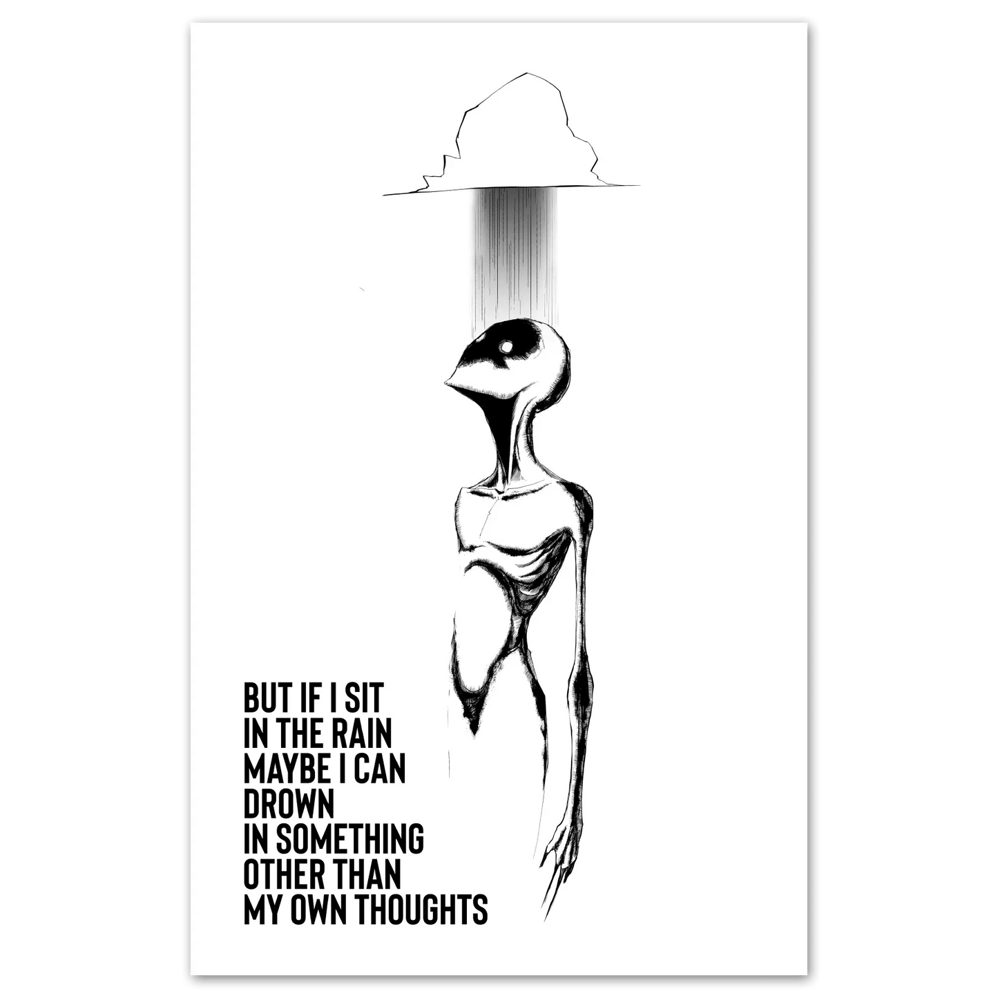 In The Rain Print - Blade & Thread
