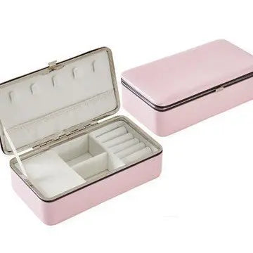 Leather makeup mirror for travel jewelry storage - Blade & Thread