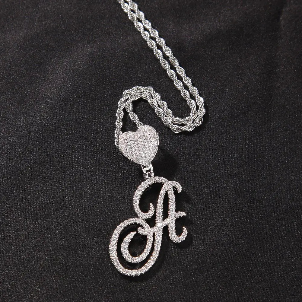 mens gold chain love button head floral necklace - Blade & Thread