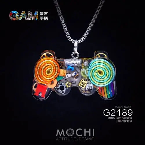 Original Cyberpunk Retro Industrial Wind Necklace Hip Hop Gamepad Pendant - Blade & Thread