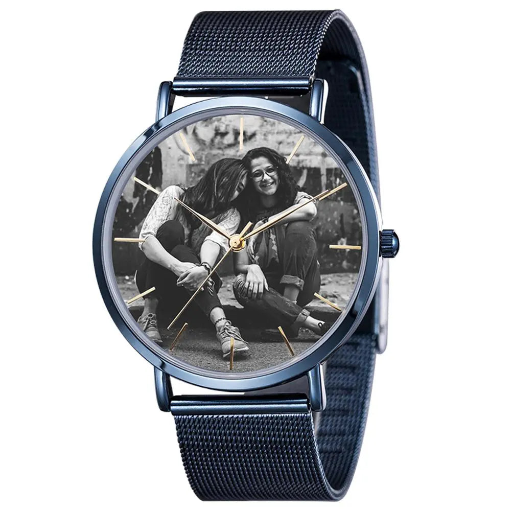 Personalized Photo Watch Custom Lover Photo Quartz Watches Printing Photos DIY Jewlery - Blade & Thread
