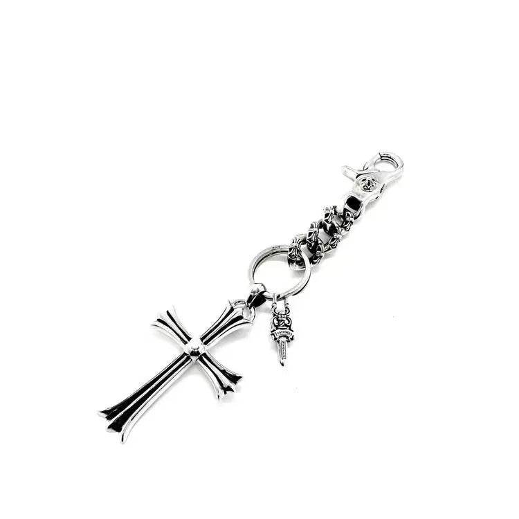 Retro cross sword keychain - Blade & Thread