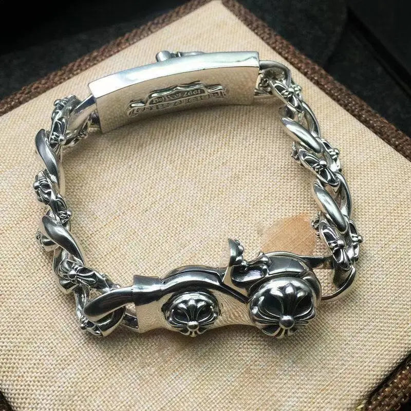 Retro Dagger Bracelet Thick Domineering Cross Bracelet - Blade & Thread