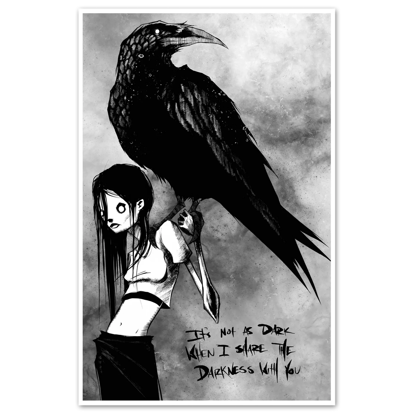 Sharing Darkness Print - Blade & Thread