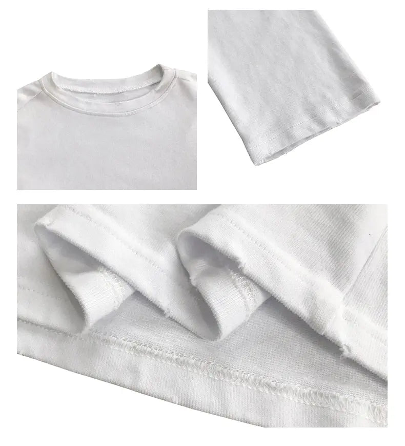 spring autumn Solid long Sleeve oversized tshirt harajuku long T Shirt Women kawaii T-shirts - Blade & Thread
