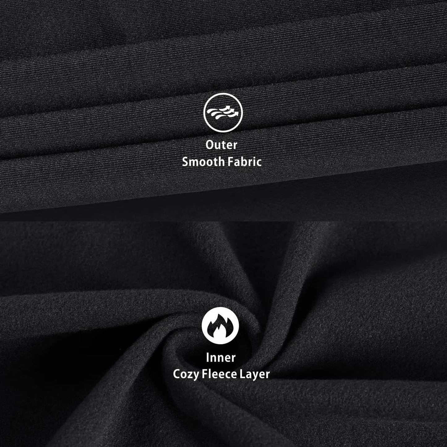 Thermal Underwear for Men Long Johns Fleece Lined Winter Warm Base Layer Set Bottom Top for Cold Weather - Blade & Thread