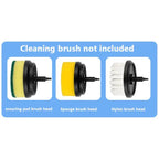 Electric Cleaning Brush With 3 Brush Heads For Multifunctional Cleaning Blade & Thread