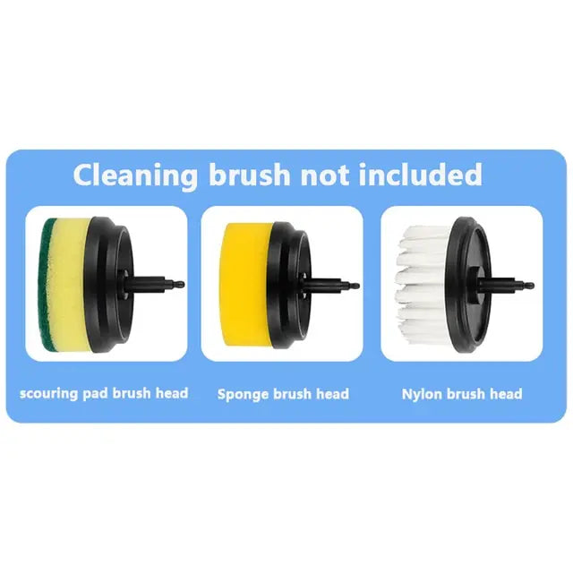Electric Cleaning Brush With 3 Brush Heads For Multifunctional Cleaning Blade & Thread