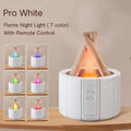 Simulated Flame Aroma Diffuser with Humidifier and Cool Mist Blade & Thread