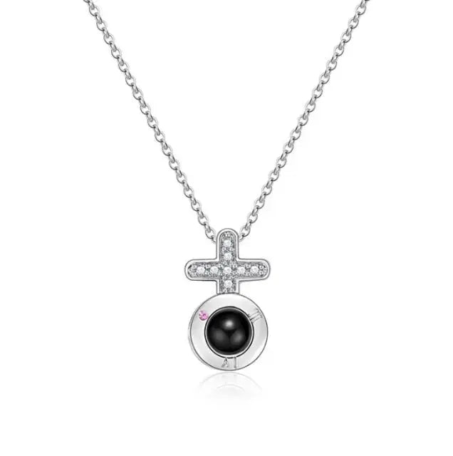 100 languages of love necklace Pendant to Express, Women Love Memory Projection Necklace nowadaysfashion