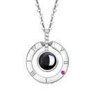 100 languages of love necklace Pendant to Express, Women Love Memory Projection Necklace nowadaysfashion