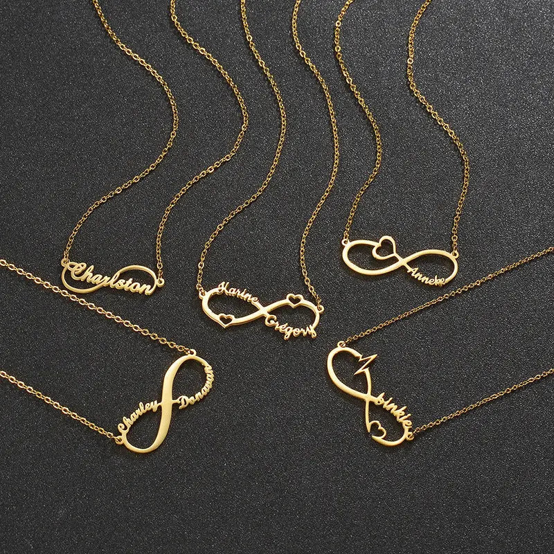 Customized 4 Name infinity bracelet for women nowadaysfashion