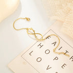 Customized 4 Name infinity bracelet for women nowadaysfashion