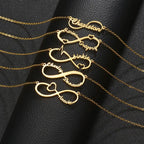 Customized 4 Name infinity bracelet for women nowadaysfashion