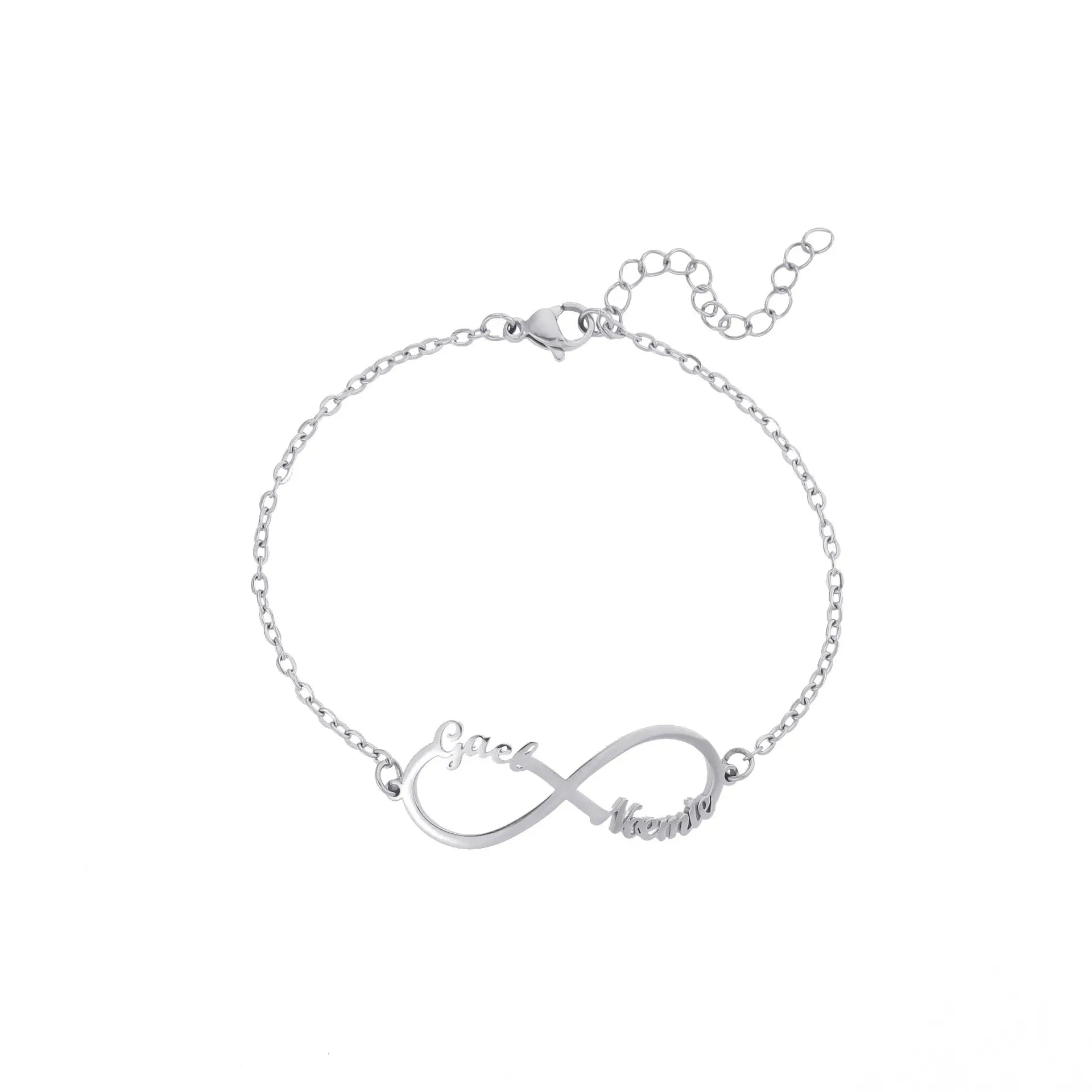Customized 4 Name infinity bracelet for women nowadaysfashion