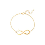 Customized 4 Name infinity bracelet for women nowadaysfashion