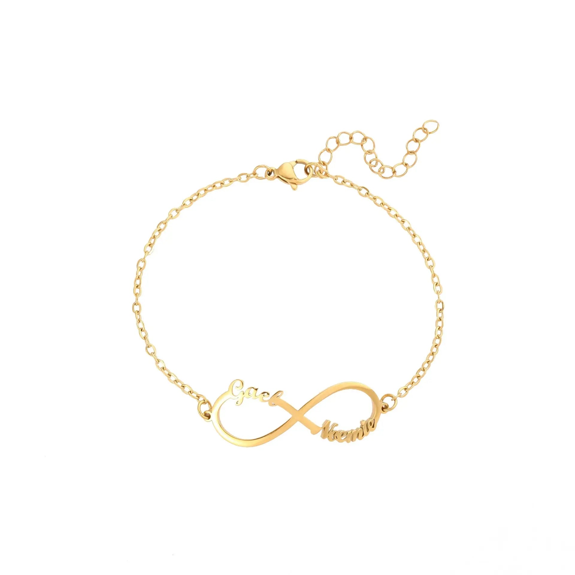 Customized 4 Name infinity bracelet for women nowadaysfashion