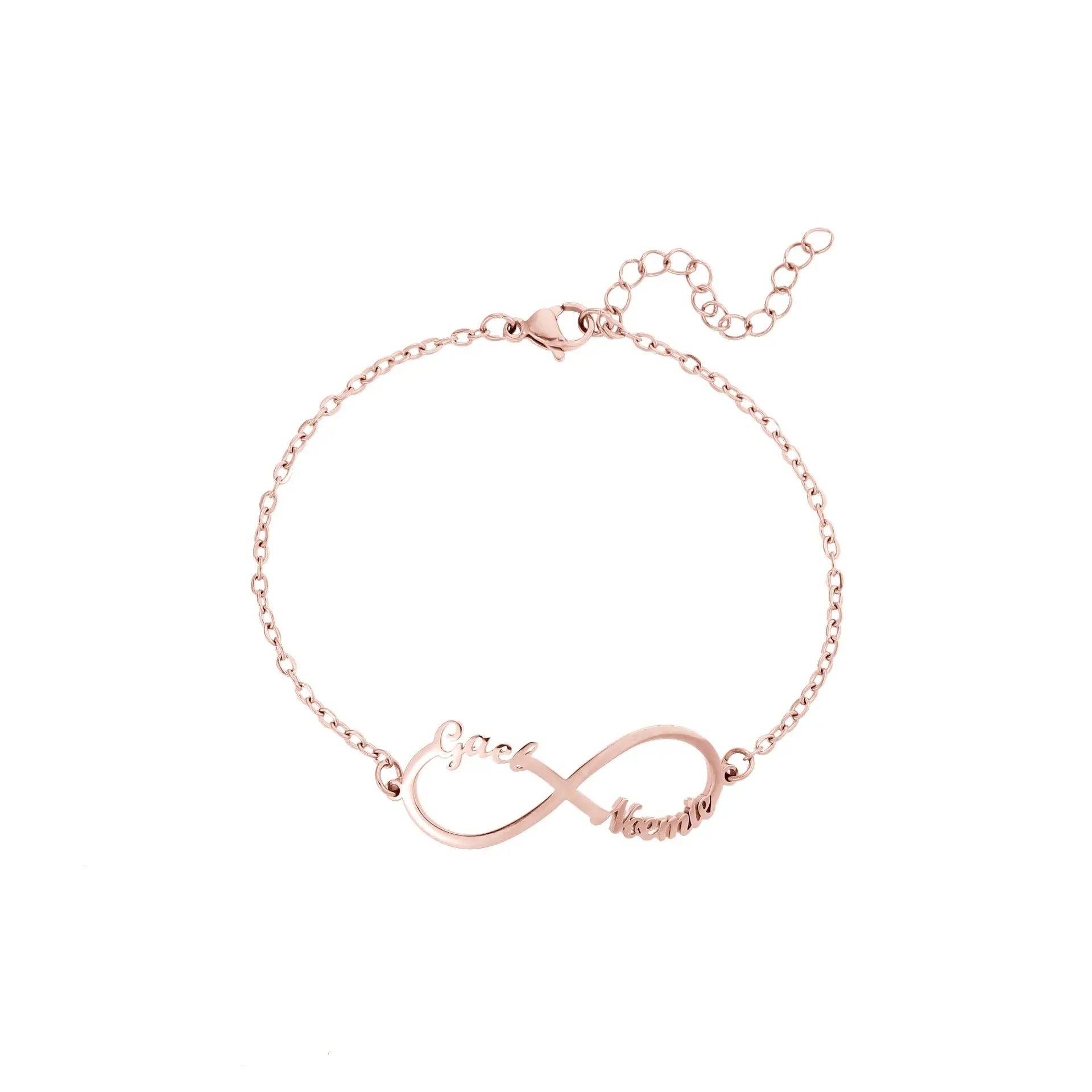 Customized 4 Name infinity bracelet for women nowadaysfashion
