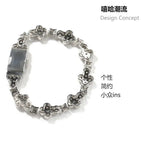 10mm cross flower star bracelet with micro-inlaid zircon nowadaysfashion