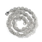10mm Micropaved 5A Zirconia Ball Chain Necklace nowadaysfashion