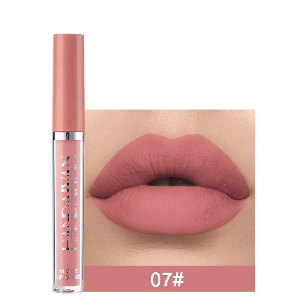 12 Colors Sexy Liquid Lipstick Matte Waterproof Lipgloss Nude Makeup Cosmetic - Blade & Thread