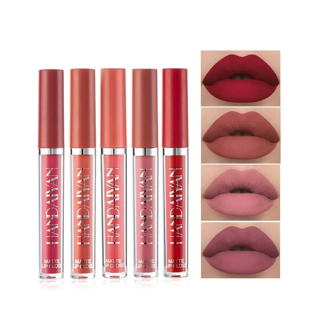 12 Colors Sexy Liquid Lipstick Matte Waterproof Lipgloss Nude Makeup Cosmetic nowadaysfashion