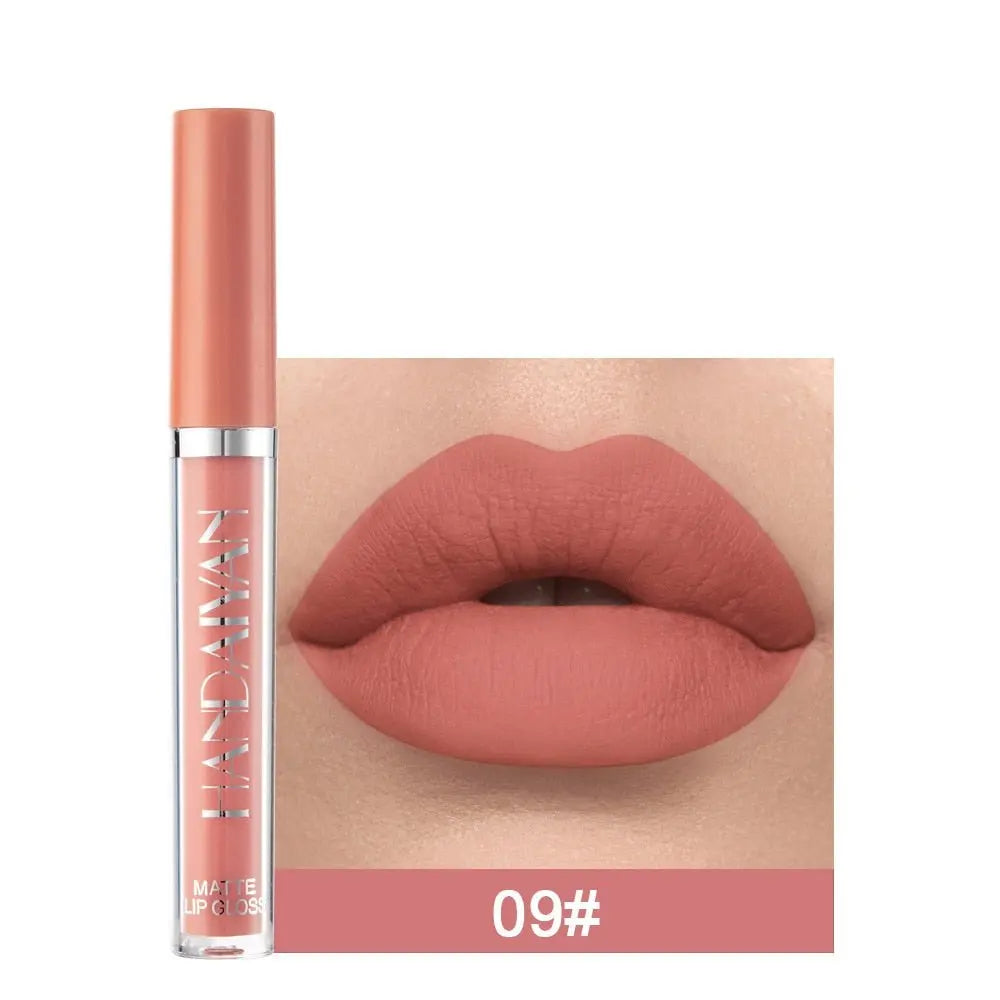 12 Colors Sexy Liquid Lipstick Matte Waterproof Lipgloss Nude Makeup Cosmetic nowadaysfashion