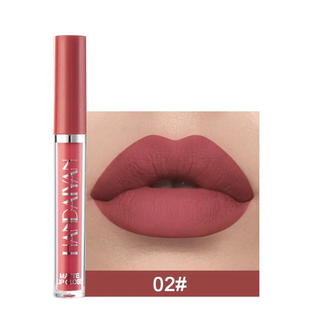 12 Colors Sexy Liquid Lipstick Matte Waterproof Lipgloss Nude Makeup Cosmetic nowadaysfashion