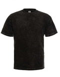 SpectraUSA Mineral Wash Carbon T-shirt featuring a front view with a vintage mineral wash finish and casual fit.
