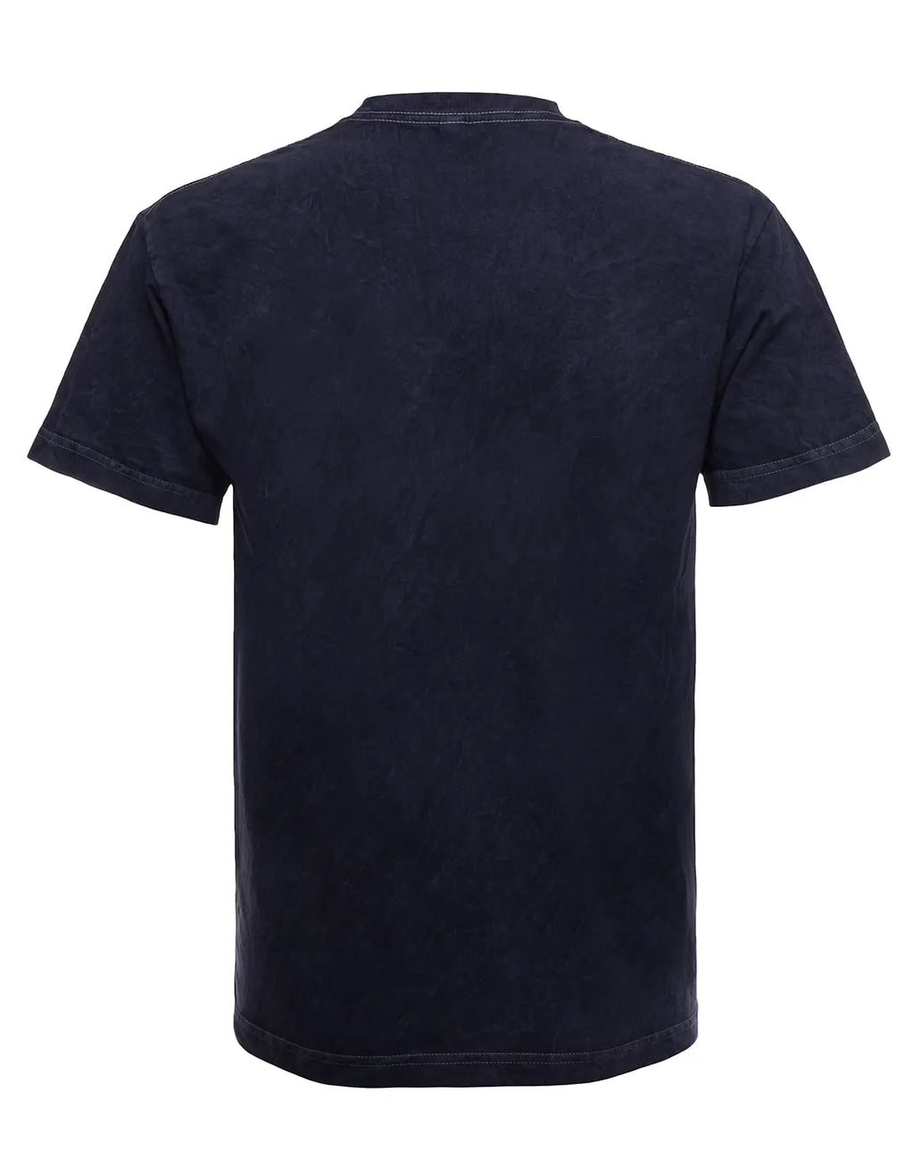 SpectraUSA Mineral Wash Ocean T-shirt showing back view with a relaxed fit and mineral wash fabric in ocean blue.