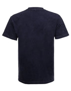 SpectraUSA Mineral Wash Ocean T-shirt showing back view with a relaxed fit and mineral wash fabric in ocean blue.